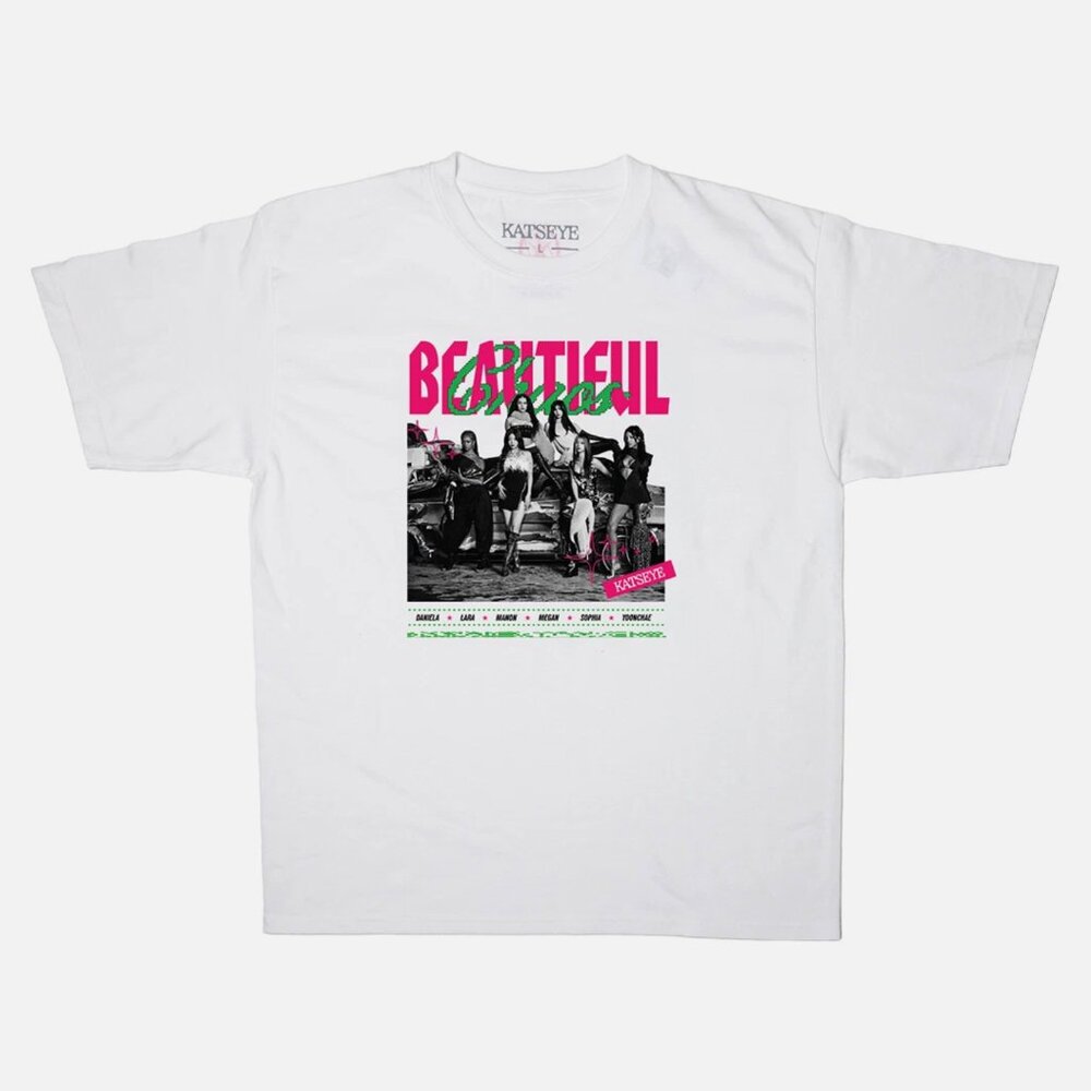NWT Katseye x Target Beautiful Chaos Tour T-Shirt Exclusive Merch